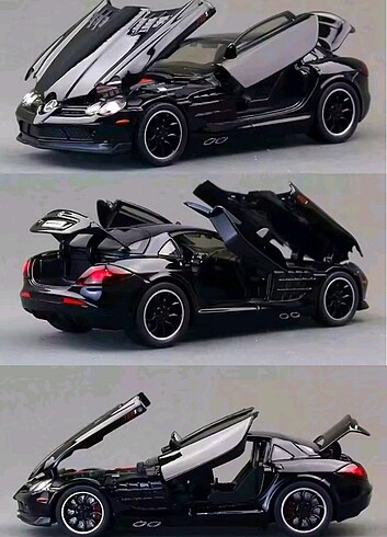 CHIUAN/ Diecast 1/32 ölçek Mercedes Benz SLR 722/Yurtdışından - Görsel 17