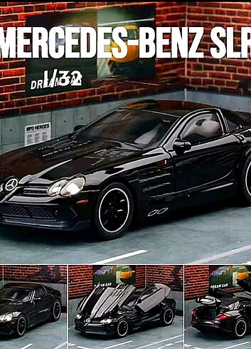 CHIUAN/ Diecast 1/32 ölçek Mercedes Benz SLR 722/Yurtdışından - Görsel 4