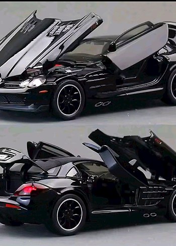 CHIUAN/ Diecast 1/32 ölçek Mercedes Benz SLR 722/Yurtdışından - Görsel 11