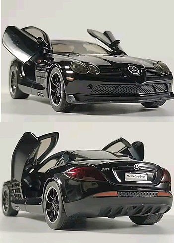 CHIUAN/ Diecast 1/32 ölçek Mercedes Benz SLR 722/Yurtdışından - Görsel 10