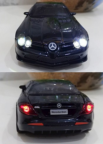 CHIUAN/ Diecast 1/32 ölçek Mercedes Benz SLR 722/Yurtdışından - Görsel 15