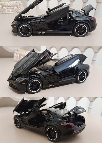 CHIUAN/ Diecast 1/32 ölçek Mercedes Benz SLR 722/Yurtdışından - Görsel 9