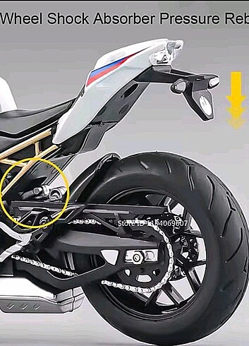 RMZ 1/12 ölçek [17 cm] BMW/S1000RR - Görsel 13