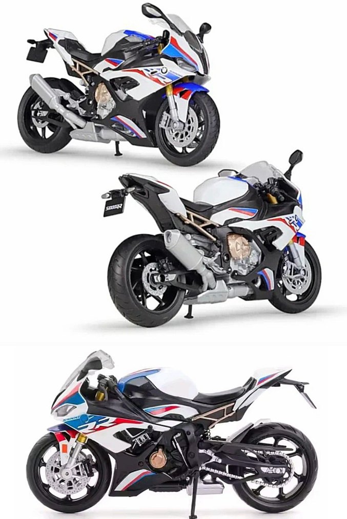 RMZ 1/12 ölçek [17 cm] BMW/S1000RR - Görsel 5