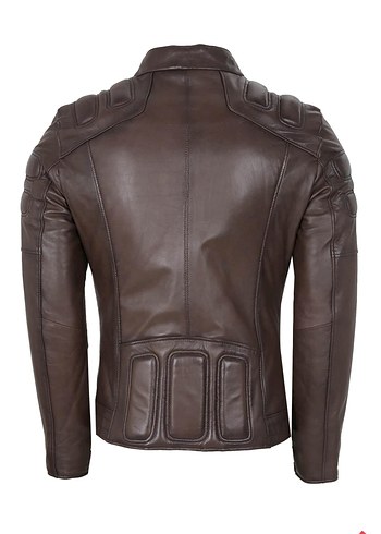 Pierre Cardin/Kahverengi Deri mont - Görsel 2