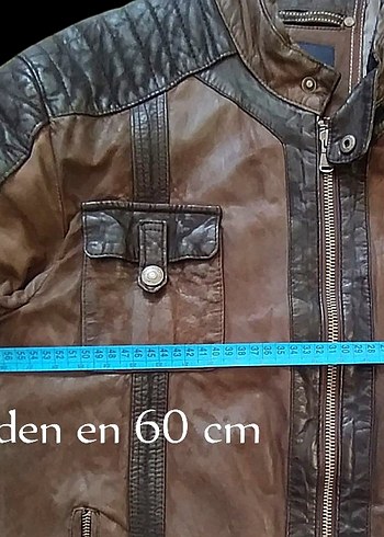 Engbers marka/Orjinal deri mont /Beden XL - Görsel 8