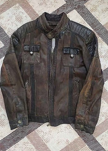 Engbers marka/Orjinal deri mont /Beden XL - Görsel 3