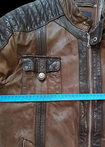 Engbers marka/Orjinal deri mont /Beden XL - Görsel 5