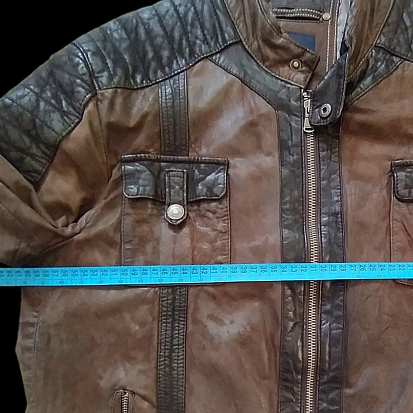 Engbers marka/Orjinal deri mont /Beden XL - Görsel 5