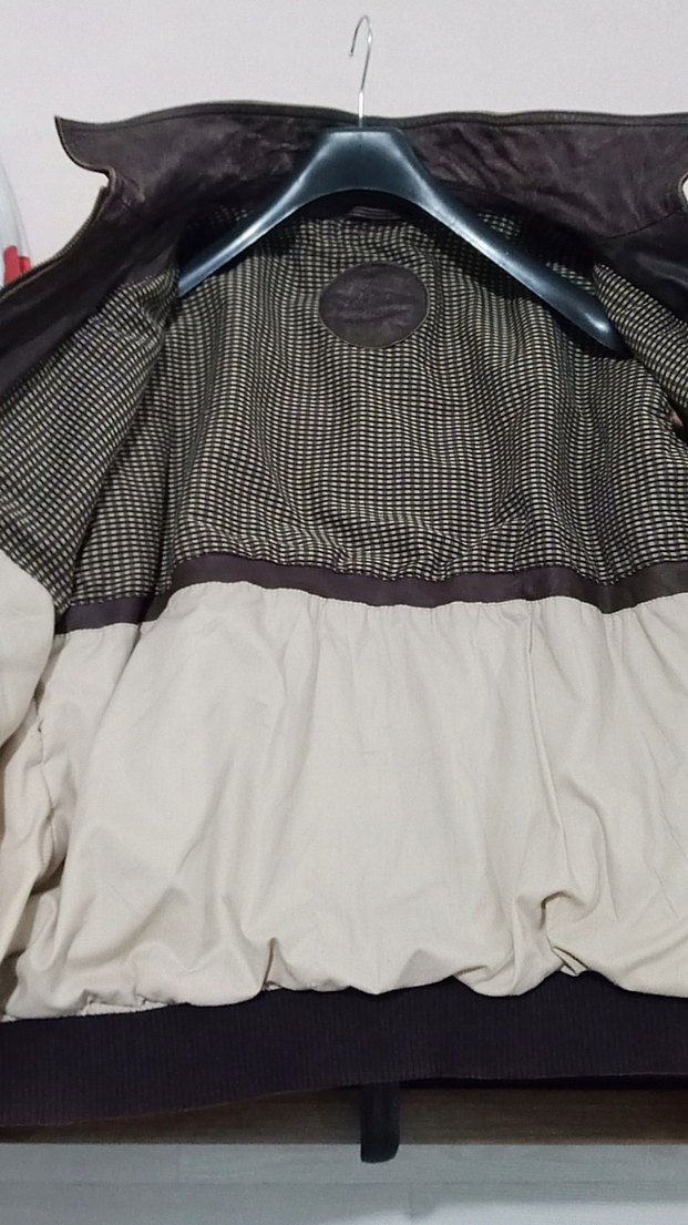 Pierre Cardin XL beden Kahverengi erkek deri mont - Görsel 5