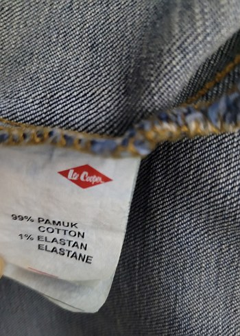 Düğmeli Mavi Denim erkek Ceket - Görsel 5