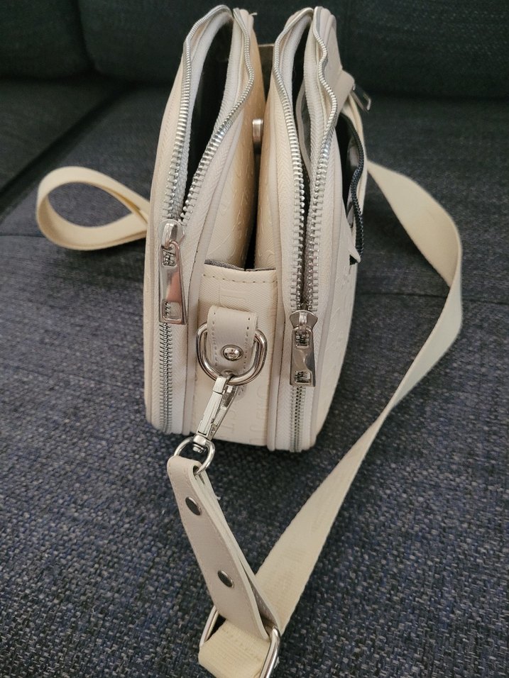 Minimalist Krem Kadın Çanta - Görsel 4
