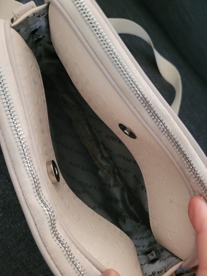 Minimalist Krem Kadın Çanta - Görsel 5