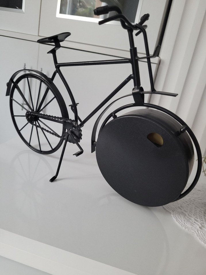 Bisiklet Tasarımlı Renkli Masa Saati - Görsel 3