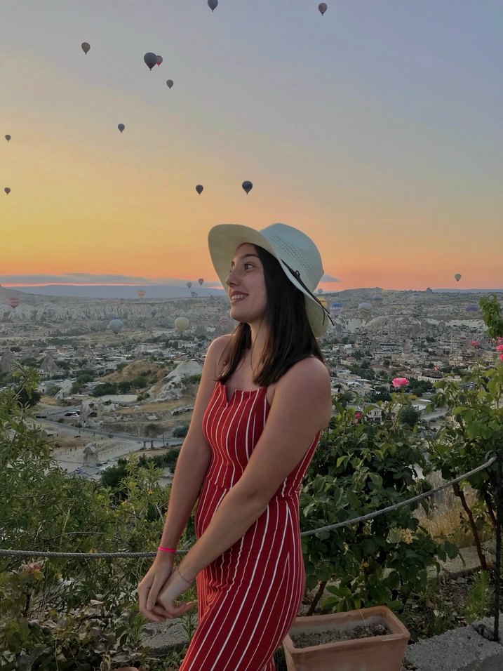 Çizgili Uzun Kadın Tulum - Görsel 4