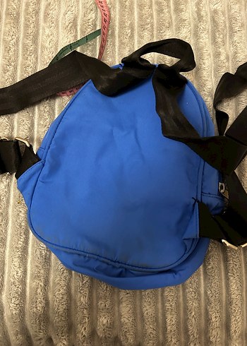 Mavi Fermuarlı Kadın Sırt Çantası - Görsel 2