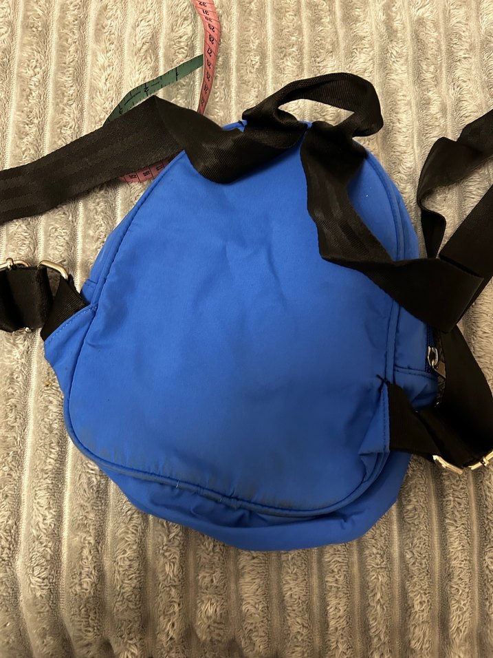 Mavi Fermuarlı Kadın Sırt Çantası - Görsel 2