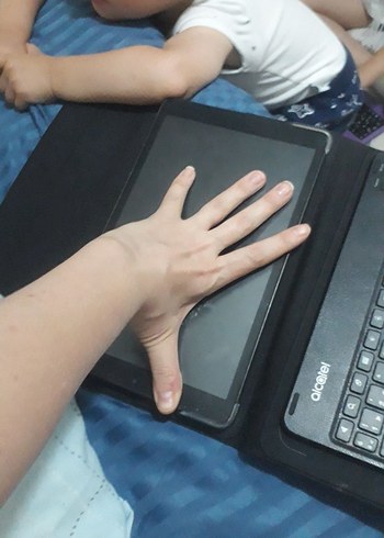 Alcatel Siyah Taşınabilir Klavye Kılıfı - Görsel 5