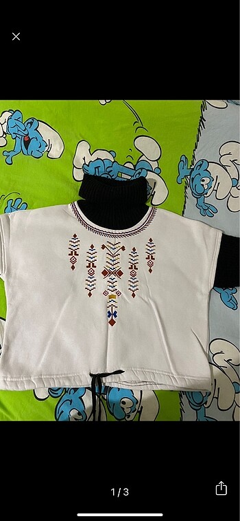 İçi yünlü kola ve boğaz örme kazak