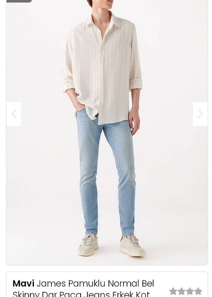 Mavi Jeans James kot pantolon  - Görsel 5