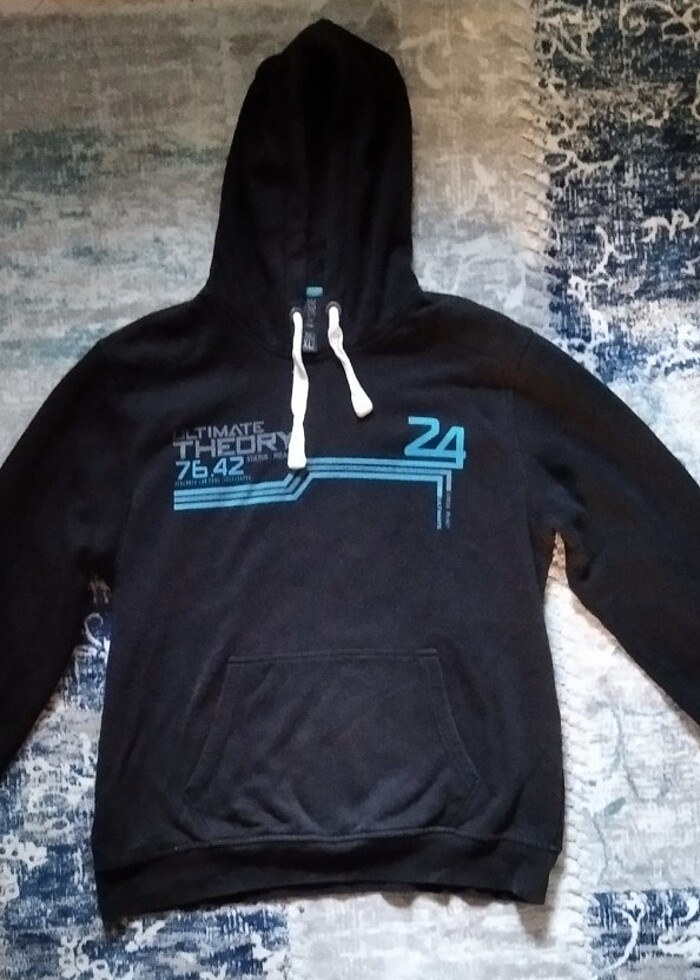 Xside Hip hop kapüşonlu sweatshirt hoodie - Görsel 4