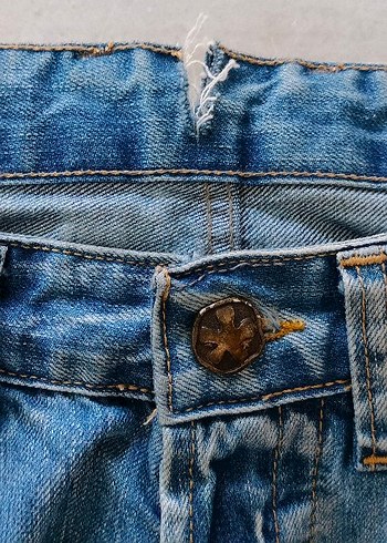 Bol Kesim Ripped Punk Jean - Görsel 9