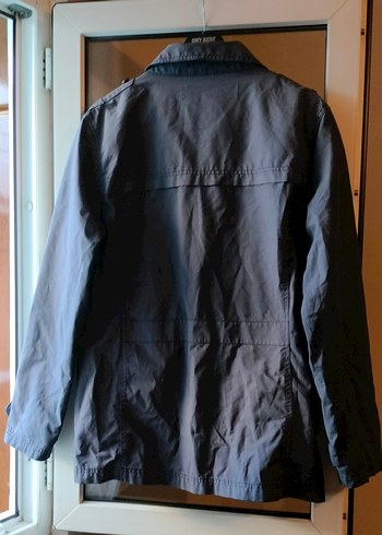 Navy Stili Uniseks Parka Mont - Görsel 4