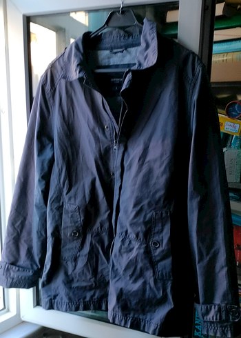 Navy Stili Uniseks Parka Mont - Görsel 2