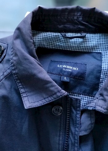 Navy Stili Uniseks Parka Mont - Görsel 5