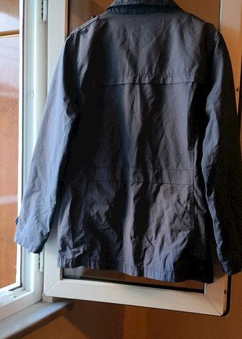 Navy Stili Uniseks Parka Mont - Görsel 14