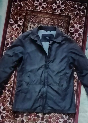 Navy Stili Uniseks Parka Mont - Görsel 12