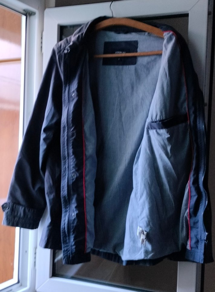 Navy Stili Uniseks Parka Mont - Görsel 3
