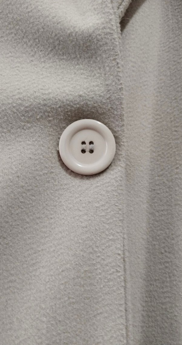 Bej Midi Kadın Kaban Düğmeli - Görsel 4