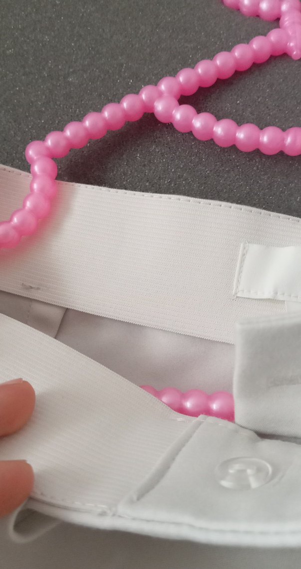 Beyaz Kadın Kumaş Pantolon - Görsel 5