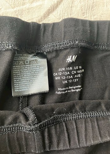 Siyah Çocuk Spor Kumaş Pantolon - Görsel 2