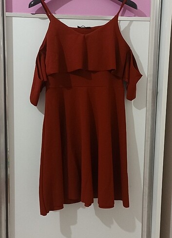 m Beden Kısa mini elbise