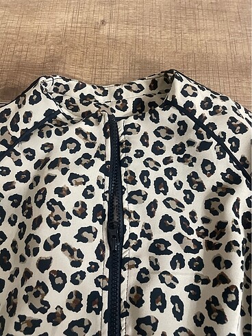 Stradivarius Leopar bomber ceket Stradivarius