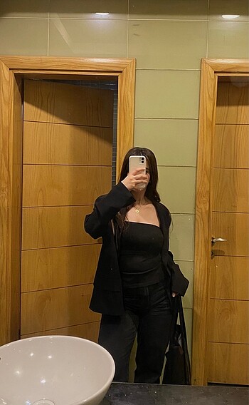 m Beden siyah Renk Bershka blazer ceket