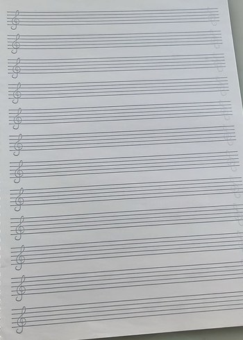  Notalı Müzik Defteri