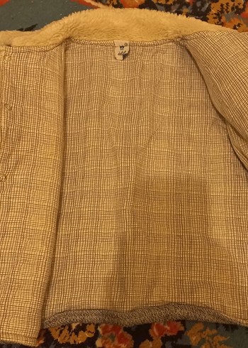 Düğmeli Yün Midi çocuk Kabanı - Görsel 2