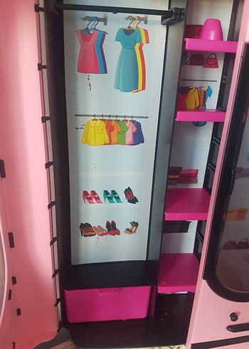 Taşınabilir barbie dolabı - Görsel 6