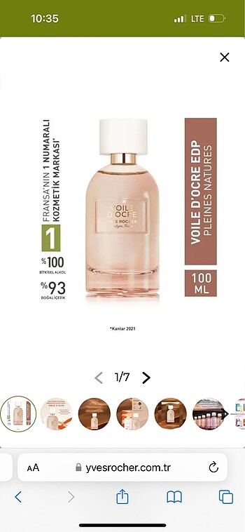 Yves Roche Voile Docre EDP ? Pleines Nat