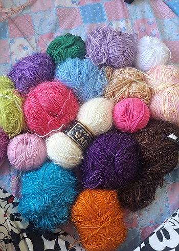 Renkli Örgü Kalpler - Görsel 5