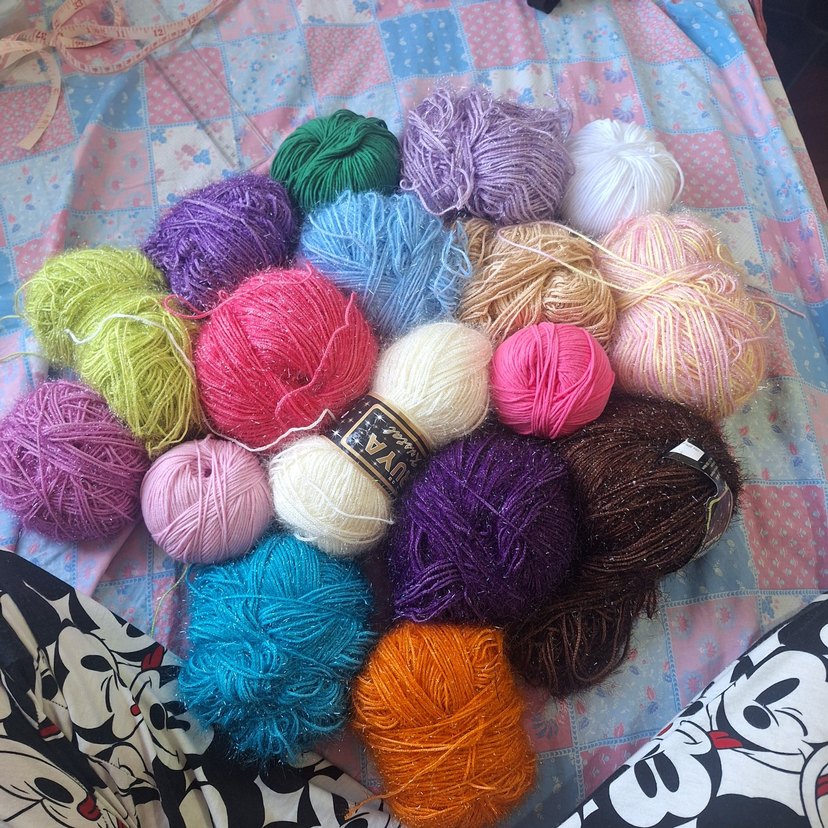 Renkli Örgü Kalpler - Görsel 5