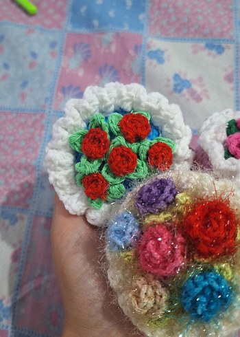 El Örgüsü Çiçek Buketi - Görsel 4