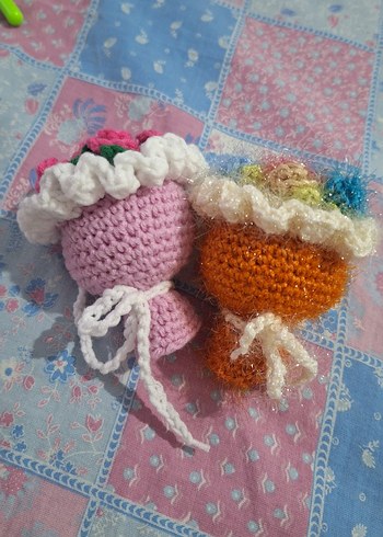 El Örgüsü Çiçek Buketi - Görsel 6