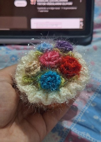 El Örgüsü Çiçek Buketi - Görsel 10