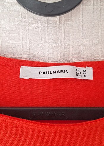 Nar çiçeği rengi Kolsuz Drapeli Kadın Bluz - Görsel 2