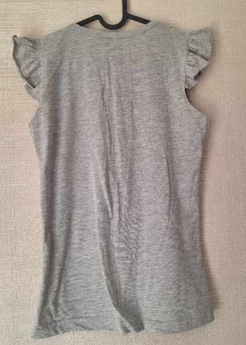 Kolsuz Gri Bluz - Görsel 3