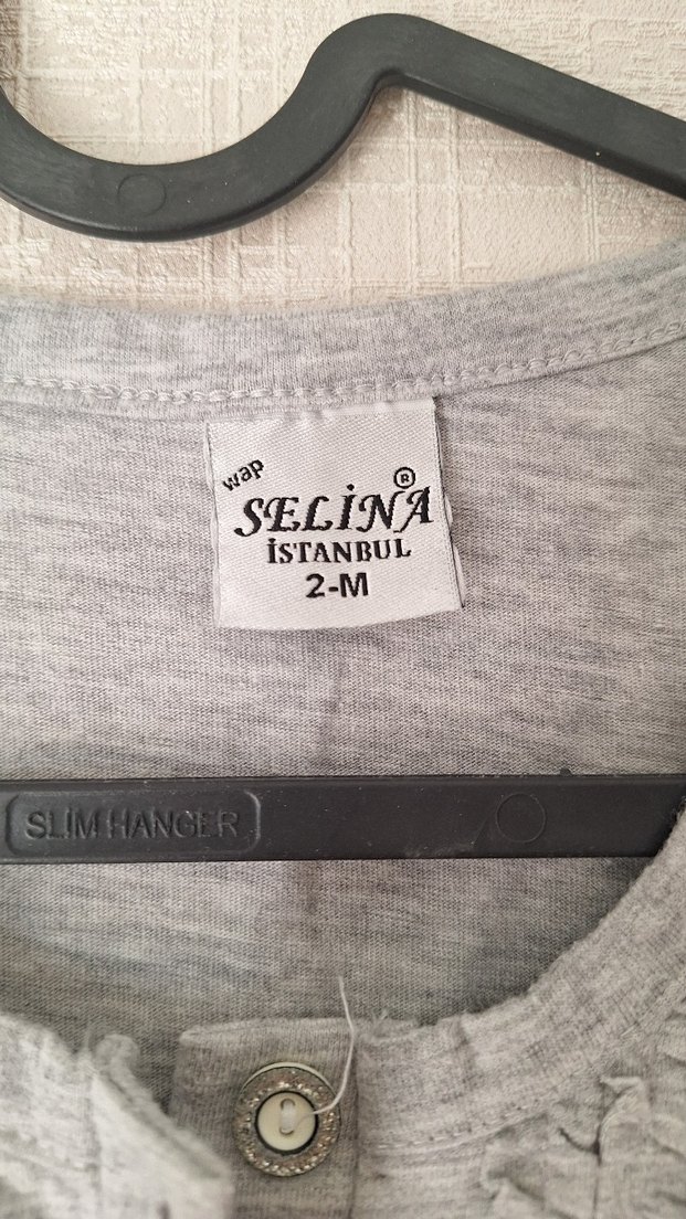Kolsuz Gri Bluz - Görsel 2
